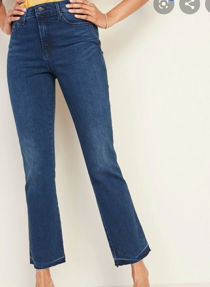 ankle length flare jeans